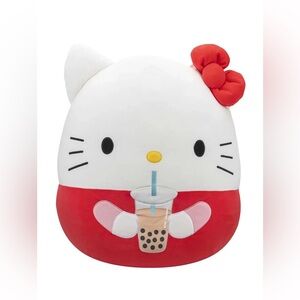 NWT Squishmallow 20” Hello Kitty Boba Plush Toy Extra Large Jumbo Size!